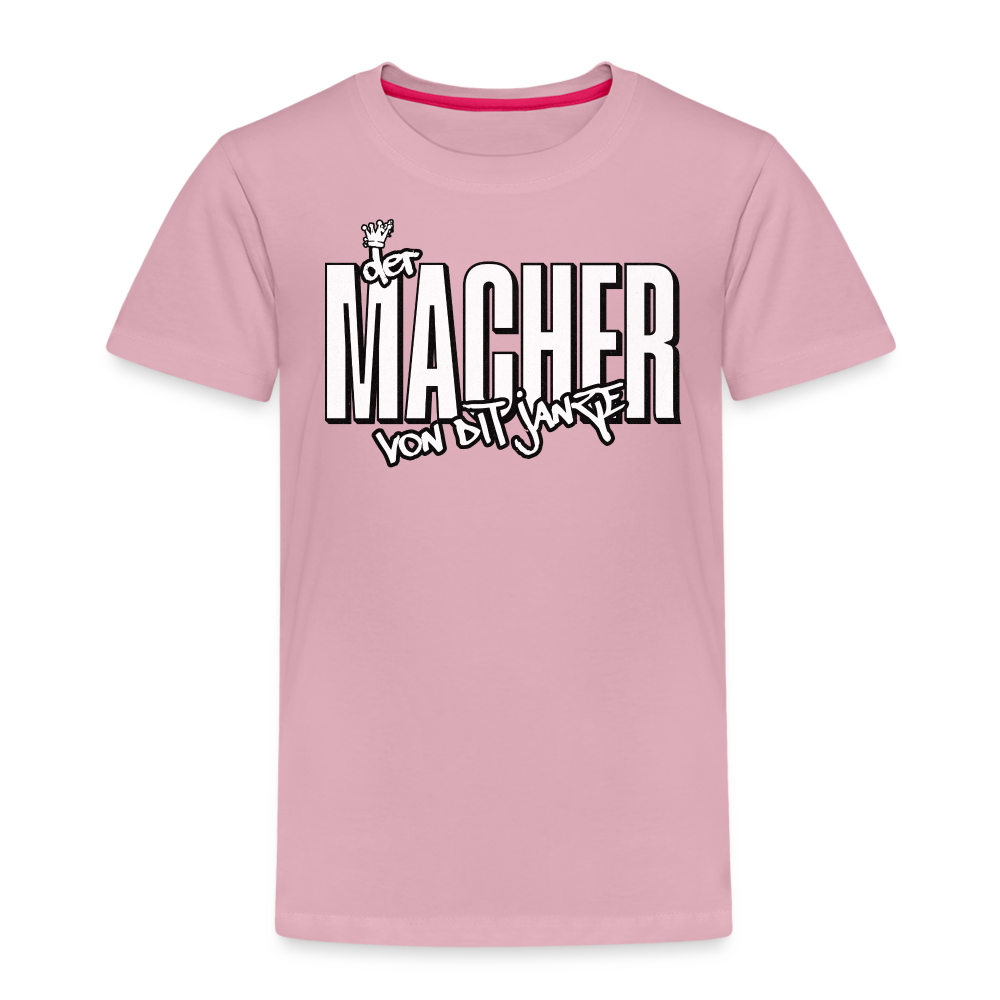 DER MACHER VON DIT JANZE - Kinder Premium T-Shirt - Hellrosa