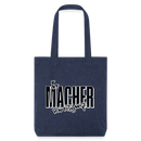 DER MACHER VON DIT JANZE - recycelter Heavyweight Stoffbeutel - melange Blue