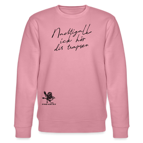 NACHTIGALL ICK HÖR DIR TRAPSEN-Unisex Bio-Sweatshirt - Lila Traum