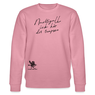 NACHTIGALL ICK HÖR DIR TRAPSEN-Unisex Bio-Sweatshirt - Lila Traum