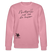 NACHTIGALL ICK HÖR DIR TRAPSEN-Unisex Bio-Sweatshirt - Lila Traum
