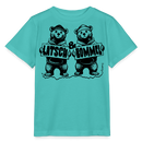 LATSCH & BOMMEL-Kinder Bio T-Shirt - Poolblau