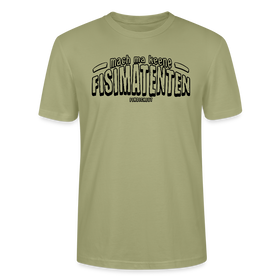 Berliner Spruch-FISIMATENTEN-Unisex Bio T-Shirt  II - Nebelgrün