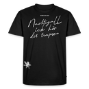 NACHTIGALL ICK HÖR DIR TRAPSEN-Männer Premium Bio T-Shirt - Schwarz