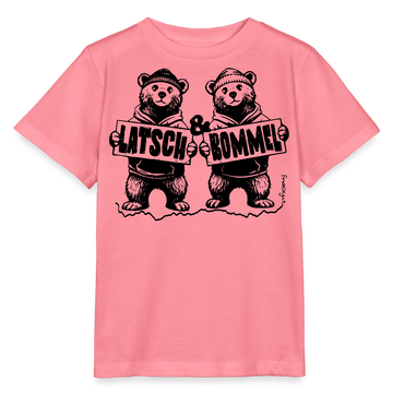 LATSCH & BOMMEL-Kinder Bio T-Shirt - Pink 