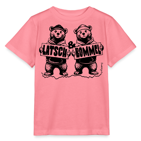LATSCH & BOMMEL-Kinder Bio T-Shirt - Pink 