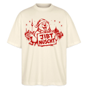 Berlin Shirt "Jibt nüscht" - Weihnachts-Oversized Unisex Bio T-Shirt - Natur