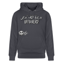 JEH MIR NICH UFFN KEKS-Unisex Bio-Hoodie II - Indigoblau
