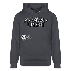 JEH MIR NICH UFFN KEKS-Unisex Bio-Hoodie II - Indigoblau