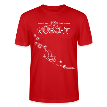 Weihnachten in Berlin 25-JIBT NÜSCHT-Unisex T-Shirt Bio II - Rot