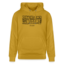 Berliner Spruch-ICK WUNDER MIR-Unisex Bio-Hoodie - Ocker