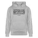 Berliner Spruch-ICK WUNDER MIR-Unisex Bio-Hoodie - Grau meliert