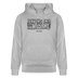 Berliner Spruch-ICK WUNDER MIR-Unisex Bio-Hoodie - Grau meliert
