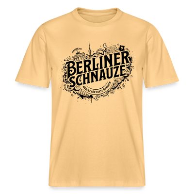 BERLINER SCHNAUZE-RELAXED FIT Unisex BIO T-Shirt II - Hellgelb