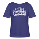 DIT IS KNORKE-Rundhals Frauen Bio-T-Shirt - Dämmerung