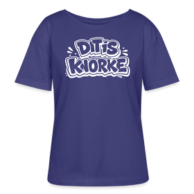 DIT IS KNORKE-Rundhals Frauen Bio-T-Shirt - Dämmerung