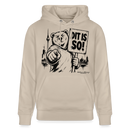 Berlin Souvenir Hoodie -DIT IS SO! – Unisex Bio-Hoodie mit Berliner Bär - Beige