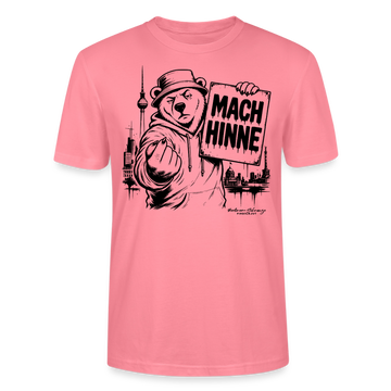 MACH HINNE Berlin T-Shirt – Unisex T-Shirt mit Skyline - Pink 