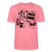 MACH HINNE Berlin T-Shirt – Unisex T-Shirt mit Skyline - Pink 
