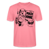 MACH HINNE Berlin T-Shirt – Unisex T-Shirt mit Skyline - Pink 
