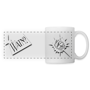 WATN? NÜSCHT!-Panoramatasse - Weiß