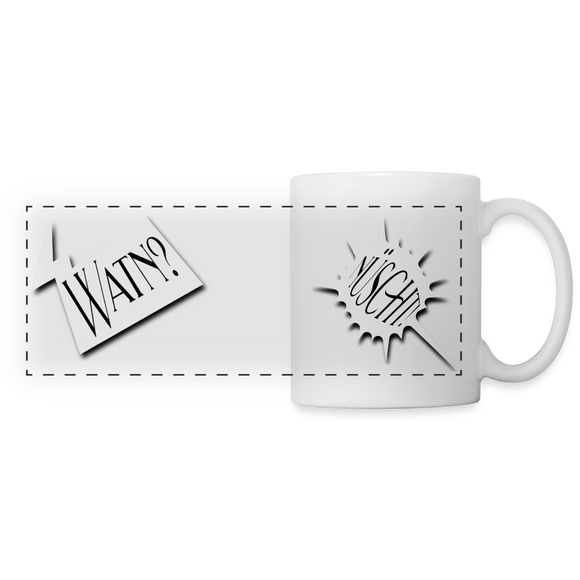 WATN? NÜSCHT!-Panoramatasse - Weiß