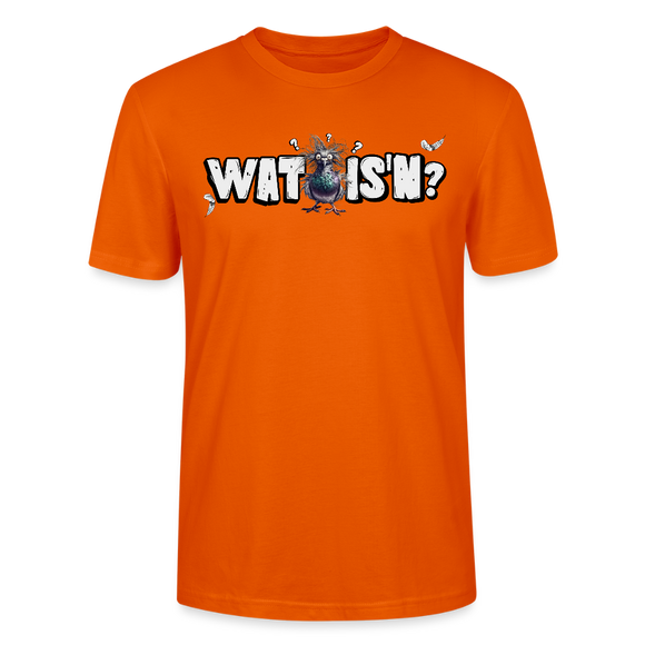 WAT IS'N?-Unisex T-Shirt BIO - Tieforange