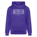 Berliner Spruch-ICK WUNDER MIR-Unisex Bio-Hoodie - Purple Love 