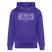 Berliner Spruch-ICK WUNDER MIR-Unisex Bio-Hoodie - Purple Love 