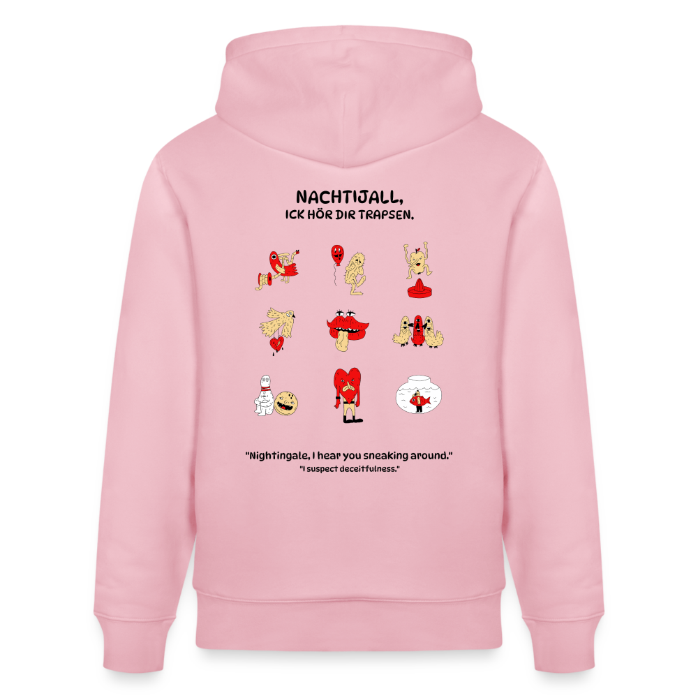 NACHTIJALL-Unisex Bio-Hoodie - Hellrosa