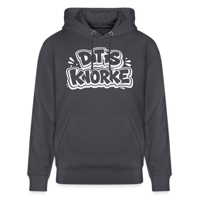 DIT IS KNORKE-Unisex Bio-Hoodie mit Berliner Spruch - Indigoblau