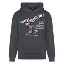 WAT KIEKSTN SO?-Unisex Bio-Hoodie II - Indigoblau