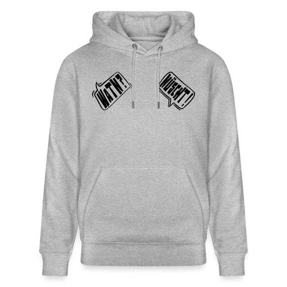 WATN? NÜSCHT!-Unisex Bio-Hoodie - Grau meliert