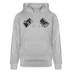 WATN? NÜSCHT!-Unisex Bio-Hoodie - Grau meliert