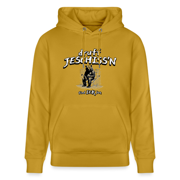 DRUFF JESCHISS'N-Unisex Bio-Hoodie - Ocker