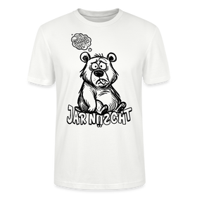 DU SCHNALLST JAR NÜSCHT-Unisex T-Shirt BIO - Weiß