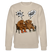 Berliner Bären mit Berliner Schnauze-WATN? NÜSCHT!-Unisex Bio-Sweatshirt - Beige