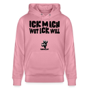 ICK MACH WAT ICK WILL-Unisex Bio-Hoodie II - Lila Traum