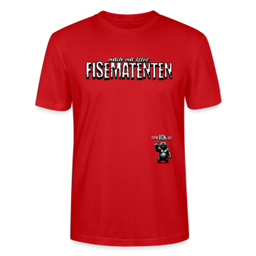 FISEMATENTEN-Unisex T-Shirt BIO - Rot