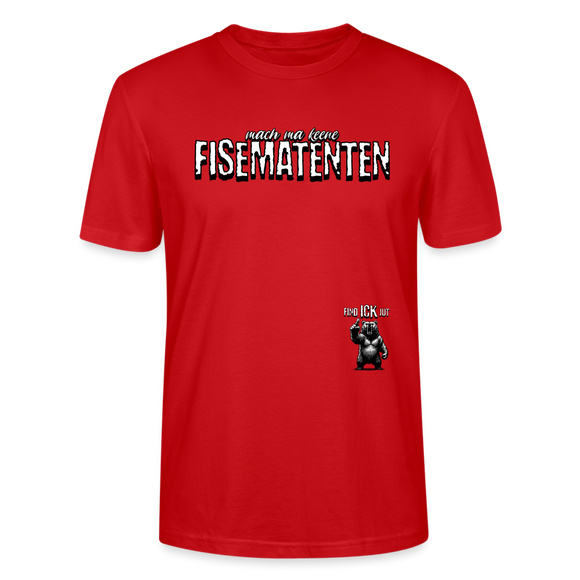 FISEMATENTEN-Unisex T-Shirt BIO - Rot