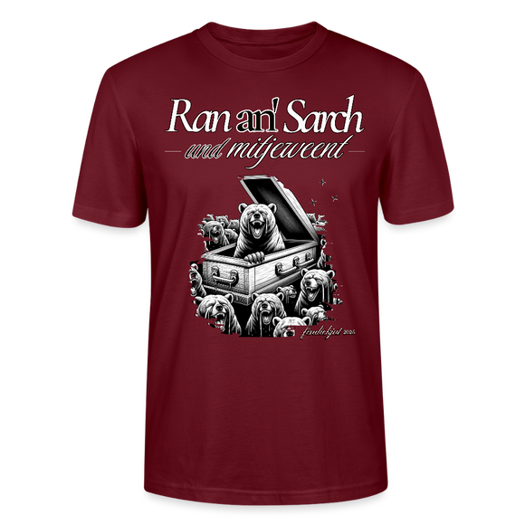 Ran an' Sarch-Unisex T-Shirt II - Burgunderrot