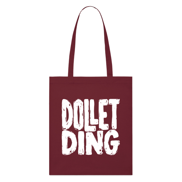 DOLLET DING-Bio-Stoffbeutel - Burgunderrot