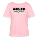 VERFATZ DA VOM JELÄNDE-Rundhals Frauen Bio-T-Shirt - Hellrosa