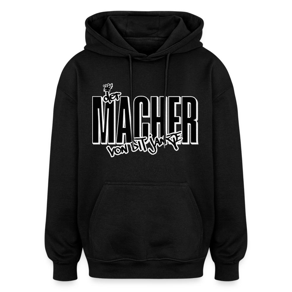 DER MACHER VON DIT JANZE - Oversized Unisex Hoodie - Schwarz