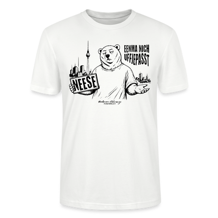 Berlin Souvenir mit Berliner Spruch-NEESE-Unisex Bio T-Shirt - Weiß