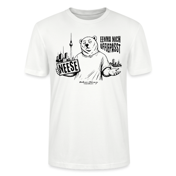 Berlin Souvenir mit Berliner Spruch-NEESE-Unisex Bio T-Shirt - Weiß