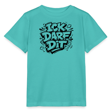 ICK DARF DIT-Kinder T-Shirt für Berliner Gören - Poolblau
