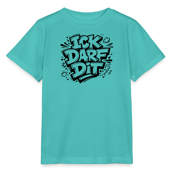 ICK DARF DIT-Kinder T-Shirt für Berliner Gören - Poolblau
