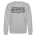 Berliner Spruch-ICK WUNDER MIR-Unisex Bio-Sweatshirt - Grau meliert