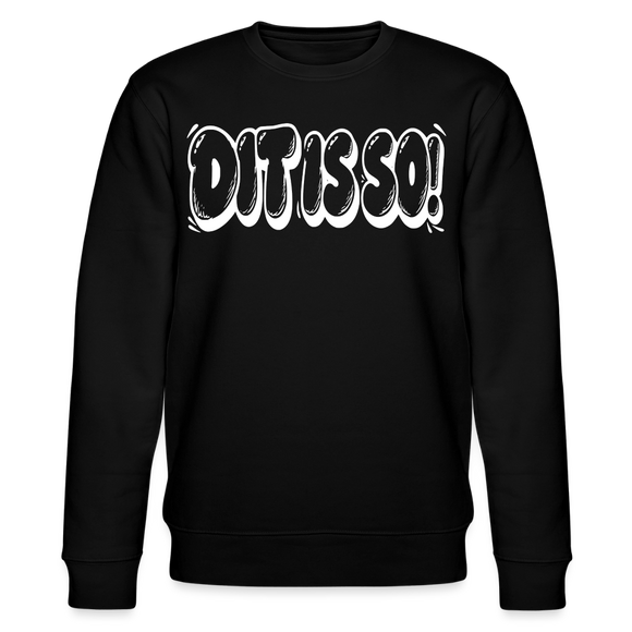 Berlin Sweater-DIT IS SO!-Unisex Bio-Sweatshirt - Schwarz